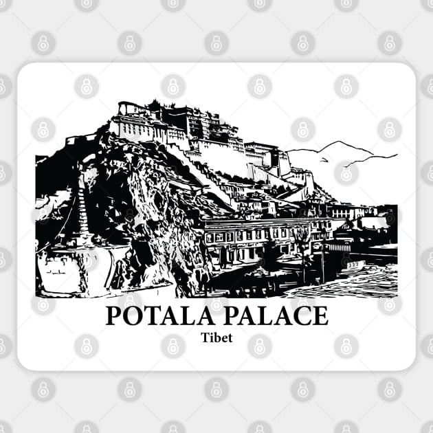 Potala Palace - Tibet Sticker by Lakeric